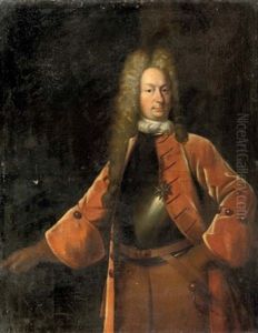 Portrait Of A Nobleman, General G.m. Von Birckholtz (?), In A Military Costume