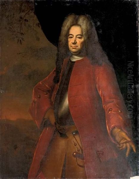 Portrait Of A Nobleman, General G. Von Wilcke (?), In A Military Costume - view 1