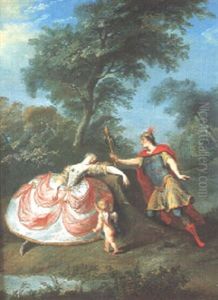 L'enchanteur Devant L'amoureuse Endormie