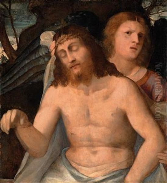 Christ Supported By An Angel - view 1