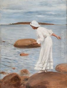 Miss Lilli Emelie Simberg by Hugo Simberg
