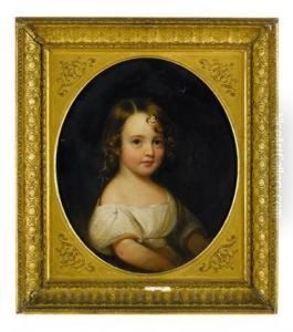 Portrait Of A Young Boy, Possibly Charles F. Or Edmund Burk Stedman by Jared Bradley Flagg