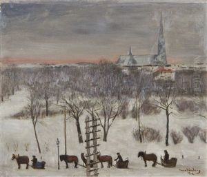 Winter Day In Vyborg