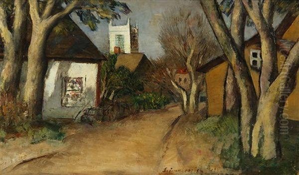 Suburban Street - view 1
