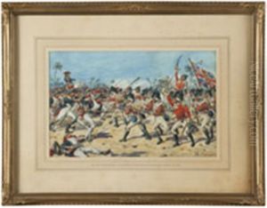 The 90th Perthshire Volunteers At The Battle Of Mandora, March 13th, 1801