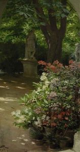 Sommerlicher Parkweg by Franz Xavier Simm