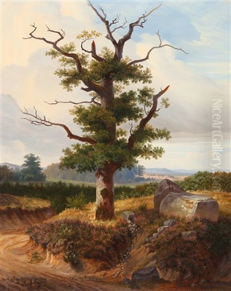 Landschaft Mit Groser Eiche - view 1