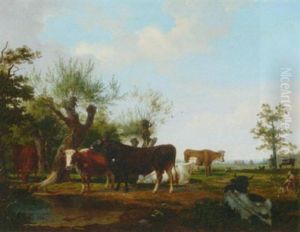 Cattle In Landscape Cattle In Landscape