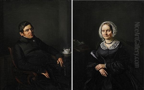 Portrait Of Mr And Mrs Genelli (2) - view 1