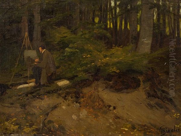 Artist In The Woods - view 1