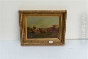 Moutons Et Veau by Francois Simon