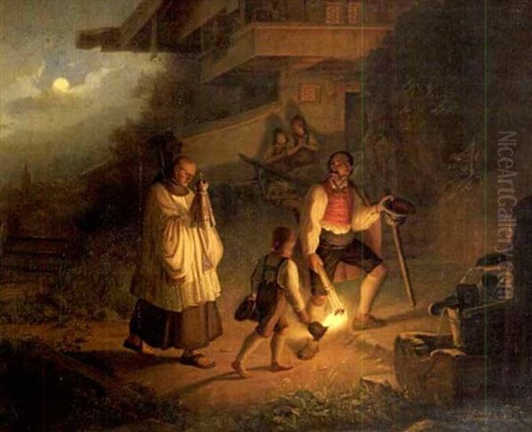 Nachtlicher Gang Des Priesters - view 1