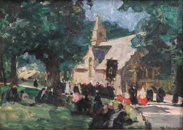 Procession Pres La Chapelle Sainte-marine A Combrit - view 1