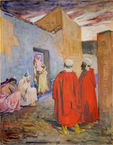 Scene Orientaliste, Tlemcen by Lucien Simon