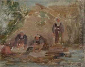 Les Lavandieres by Lucien Simon