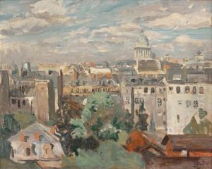 Vue Des Toits De Paris Depuis L'atelier De L'artiste, Rue Cassini