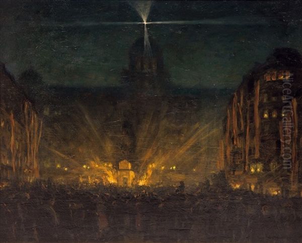 Vaclavske Namesti V Noci - view 1