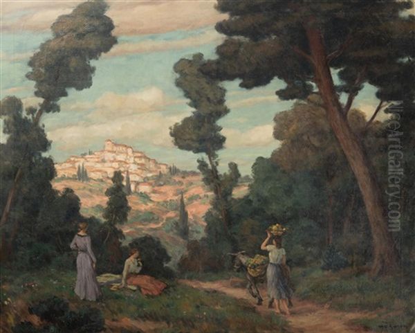 Landscape In Provence (evening Mood) - view 1