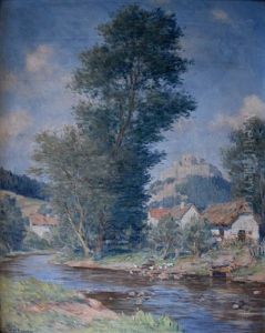 Landscape With A Castel by Tavik Frantisek Simon
