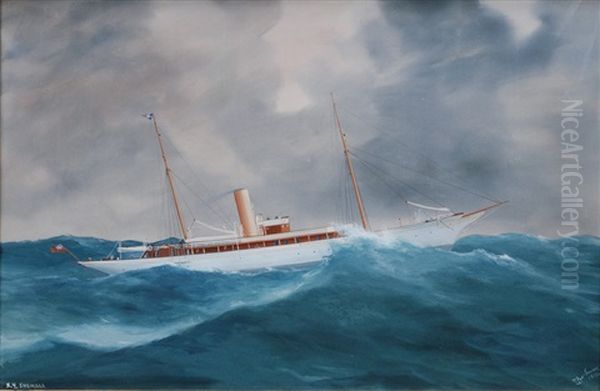 The Steam Yacht Shemara - view 1