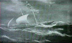 The Yacht 'pelican', C.h. Bill Esq Owner, R.spraggs Of      Bembridge Captain, Running The Skerki Channel....]