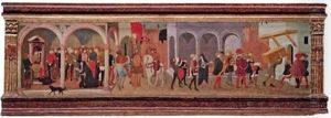 The Story Of Lionora De Bardi And Ippolito Buondelmonte by Giovanni di Ser Giovanni di (lo Scheggia) Simone
