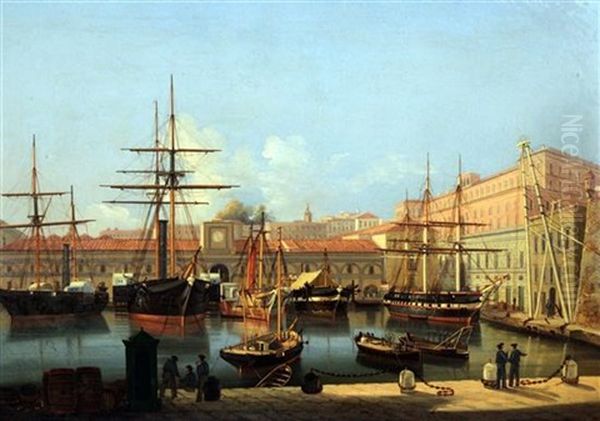 Shipping In Naples Harbour - view 1