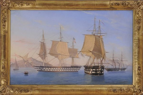 Ships At Anchor - view 1