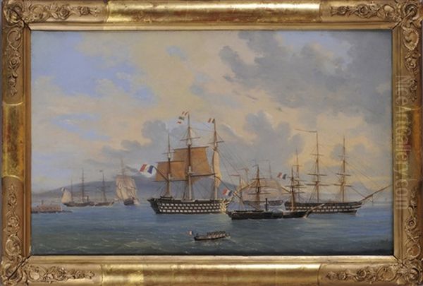 Ships At Anchor - view 1
