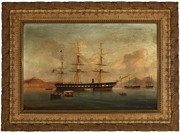 American Warships Anchored At Bay Of Naples - view 1