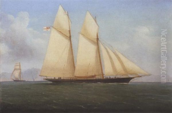 A Schooner Of The Royal Yacht Squadron - view 1