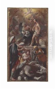Martyrdom Of Saint Placidus And His Companions by Giuseppe Simonelli