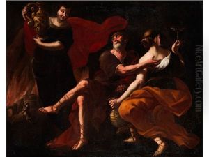 Lot Und Seine Tochter by Giuseppe Simonelli