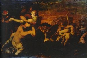 La Batalla Entre Los Lapitas Y Centauros