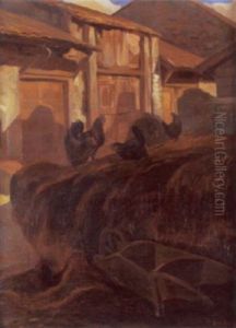 Auf Dem Bauernhof by John Pierre Simonet