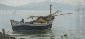 Barca Con Pescatore Barca Con Pescatore