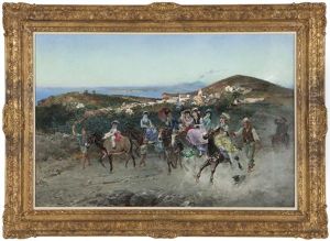 The Donkey Race by Attilio Simonetti