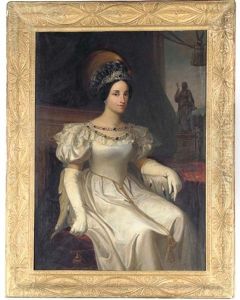 Portrait Of Beatrice Of Branganza by Gustavo Simoni