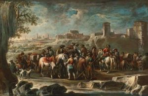 Soldiers In A Landscape by Francesco Simonini