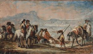 Militarisches Lager / Spostamento Di Cavalieri by Francesco Simonini