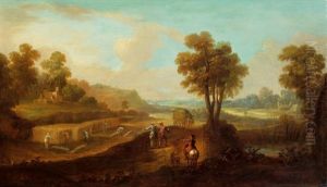 Blick In Eine Spatsommerliche Landschaft