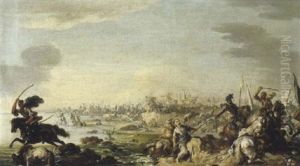 Battaglia Alla Riva Di Un Fiume Battaglia Alla Riva Di Un Fiume