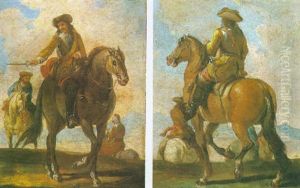 Ufficiale A Cavallo by Francesco Simonini