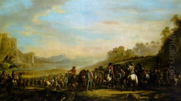 The Aftermath Of A Battle, With The Victorious Commander Surveying The Field - view 1