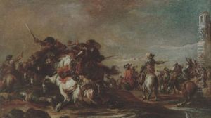 A Cavalry Skirmish - Sounding The Bugle A Cavalry Skirmish - Sounding The Bugle