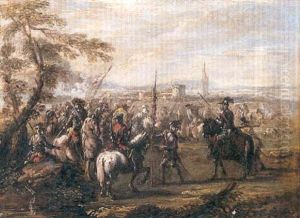Cavalry Skirmish by Francesco Simonini