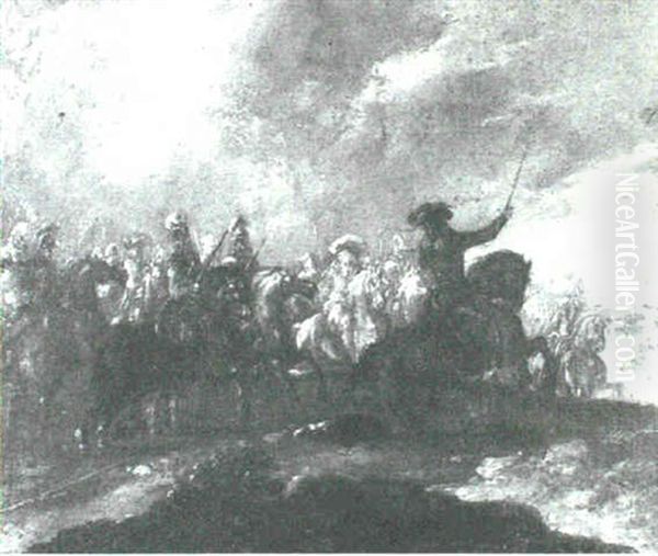 Soldiers Preparing For Battle - view 1