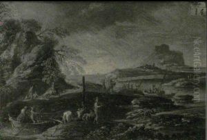 Paysage D'estuaire Sur La Cote Mediterraneenne by Francesco Simonini