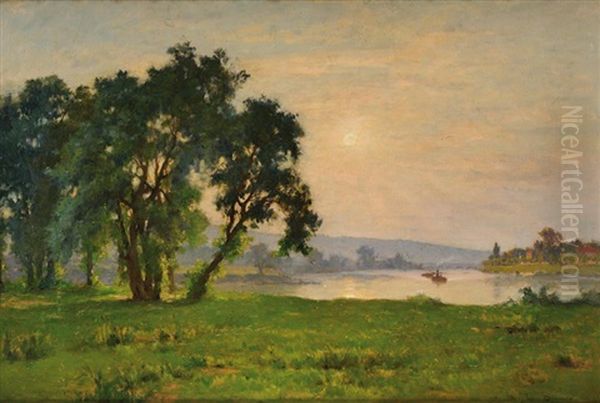 La Seine Au Pont De Poissy - view 1