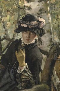 Woman Sitting In The Park (1882)